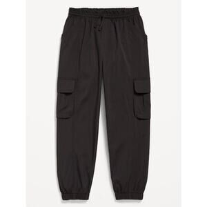 Old Navy Girls High-Waisted StretchTech Cargo Joggers M 8